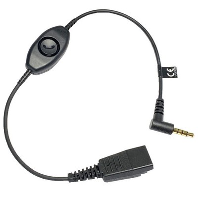 Jabra QD 3,5mm 4-polig Klinke Headset Kabel Handy Alcatel/S Gigaset PC LapTop