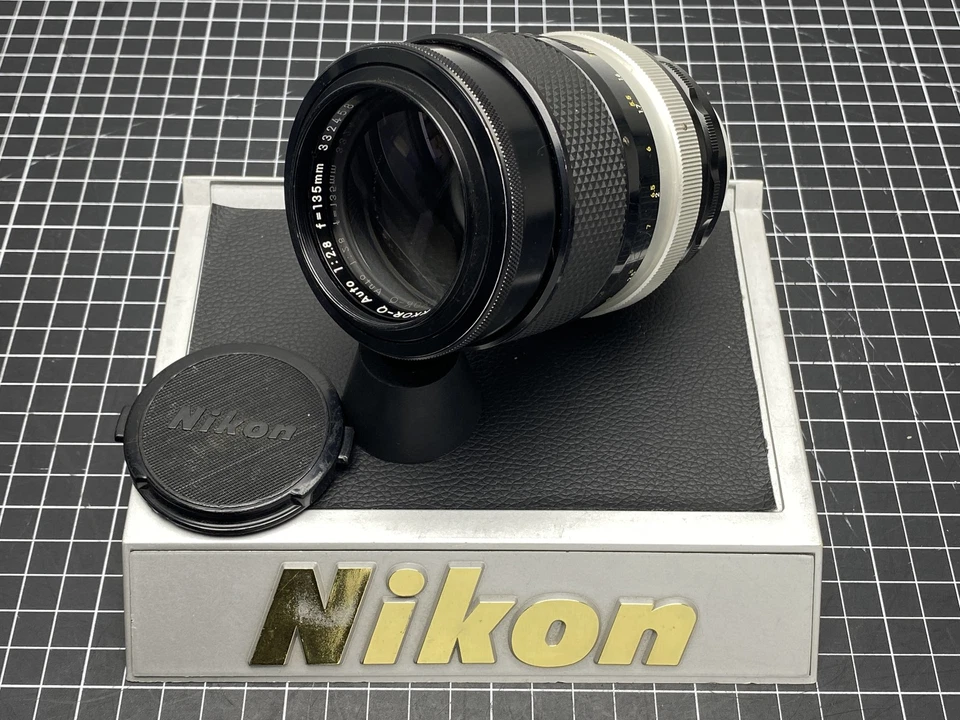 Nikon Nikkor-Q Auto 135mm f/2,8 Non-Ai ✅Clean, Telephoto Lens, F Mount, Pre-Ai - Bild 1 von 4