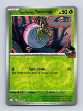 Pokemon Team Rocket's Tarountula 019/182 Destined Rivals Common Reverse Holo LP