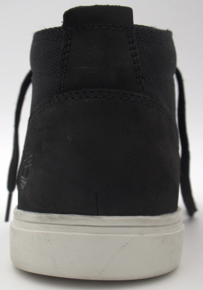 Timberland Hombre Negro Nubuck Lona Medio Top Tenis Zapatos Talla 12 (6746A) Foto 4 de 4