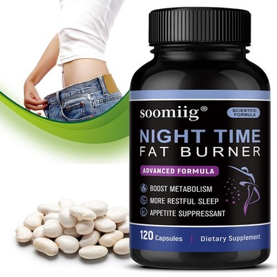 Night Fat Burner 30/60/120 Capsules - Suppress Cravings & Support Restful Rest