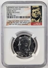 2014-D Kennedy Silver Half Dollar 50c 50th Anniversary High Relief NGC SP70