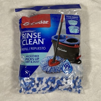 O-Cedar Easy Wring Rinse Clean Spin Mop Head Replacement 2-Tank System 