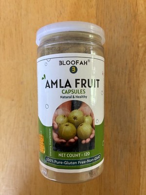 Bloofah Amla Fruit 500mg 120 Capsules Herbal Supplement