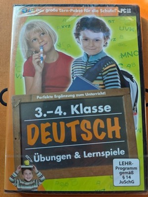 Deutsch 3.-4. Klasse Übungen Lernspiele PC CD-ROM Lernsoftware