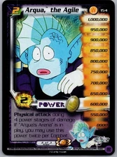 1x DBZ CCG ARQUA THE AGILE LV2 HOLO FOIL RARE 154 WORLD GAMES SAGA LIMITED