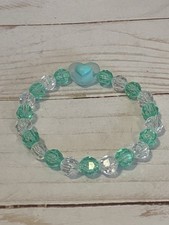 Heart Beaded Bracelet Teen Women Jewelry Handmade Birthday Gifts for Her