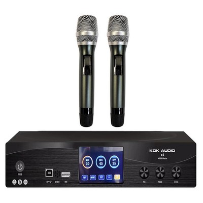 KOK Audio Z4 4000 Watt DSP Karaoke Microphone Mixing Amplifier 3 in 1