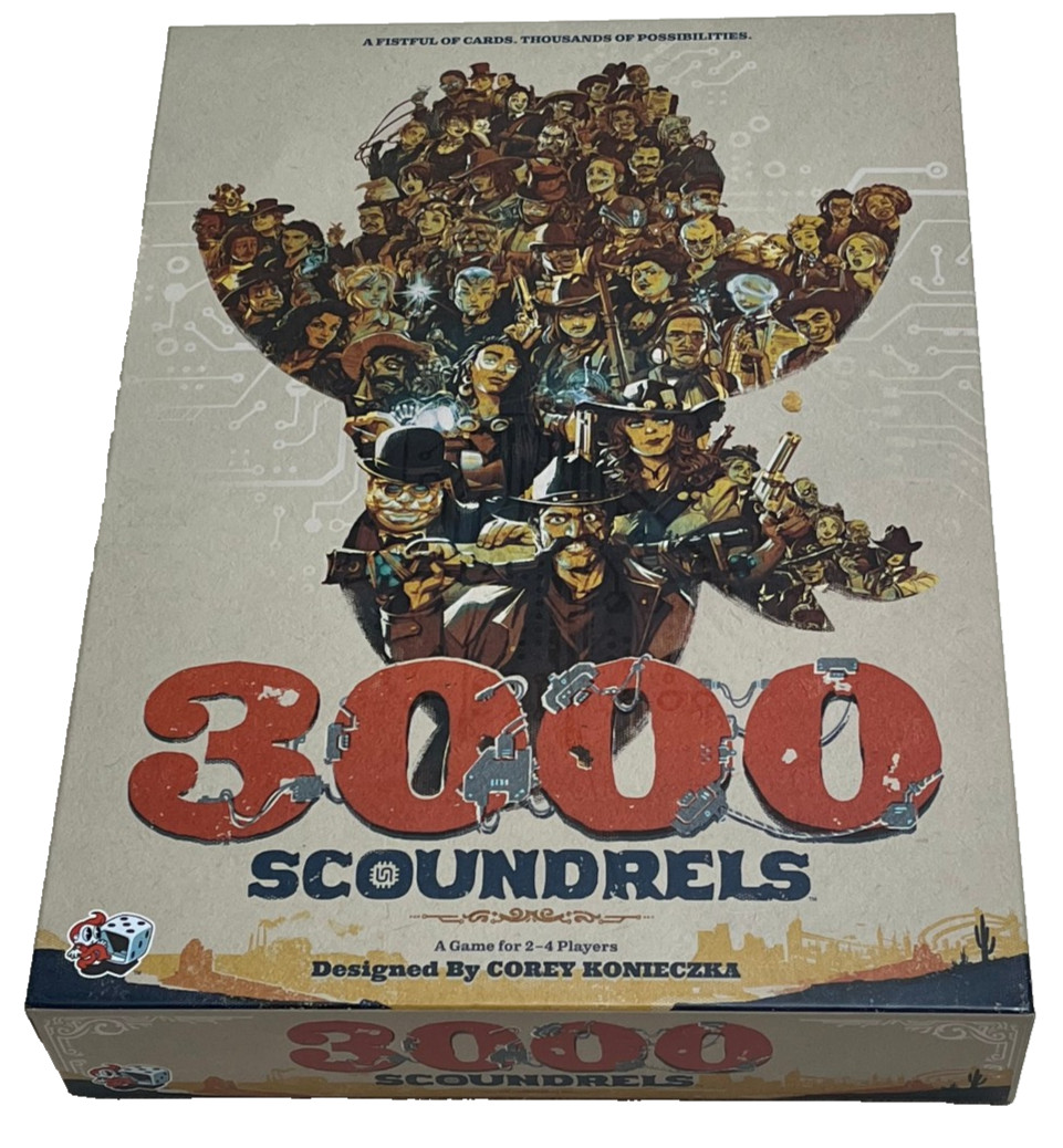 3000 SCOUNDRELS : The Strategy Card Board Game - New With Sealed Contents