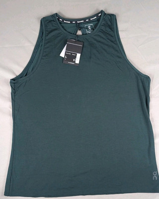 On Cloud Active Tank Womens Large Green Running Performance NWT