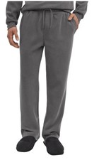 NWT Eddie Bauer Men s Textured Knit Lounge Pants Heavyweight Gray M, L