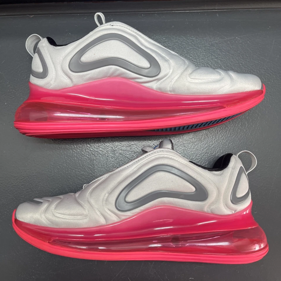Nike Air Max 720 GS Platino Rosa Azul Explosión AQ3196-008 Talla 7Y = Mujeres Talla 8.5 Foto 2 de 4