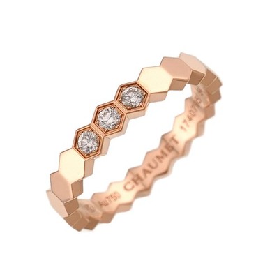 CHAUMET Bee My Love Ring 18K PG 750 Gr.54 6,5-6,75 (US) 90334819