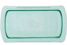 Pioneer Woman ~ ADELINE ~ Embossed ~ Glass ~ Turquoise ~ Covered Butter Dish