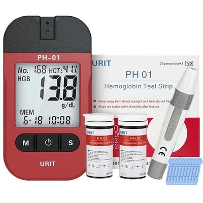 Home Hemoglobin Analysis Meter Tester Hb Analyzer Tester Strip 50 Test Paper CVV