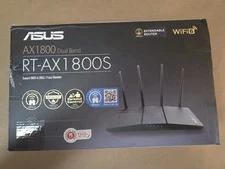ASUS AX1800 Dual Band WiFi 6 Router - Black