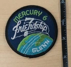 Vintage NASA Mercury 6 Space Shuttle Mission Astronaut Flight Crew Iron-On Patch