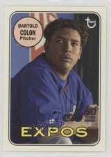2019 Topps Archives 50th Anniversary of the Montreal Expos Bartolo Colon 10k8