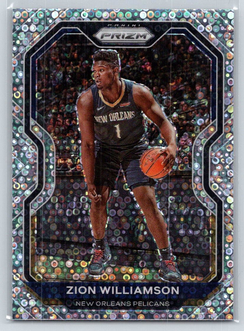 2020-21 Panini Prizm #185 Zion Williamson Fast Break Prizms