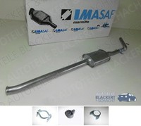 Imasaf Auspuff Mitteltopf + Anbauteile für Renault Kangoo + Rapid 1.4 55KW 1997-