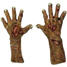 Ghoulish Productions Zombie Undead Large Gloves Accessories Horror Halloween