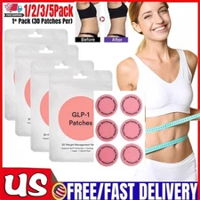 1-5PACK GLP-1 Weight Loss Patch 30 Day Supply Appetite Control & Fat Burner US