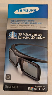 Samsung 3D Active Glasses for Smart TV ssg-3050gb - Open Box