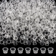 1000Pcs 13Mm Tattoo Ink Caps Disposable Tattoo Ink Cups for Tattoo Permanent new