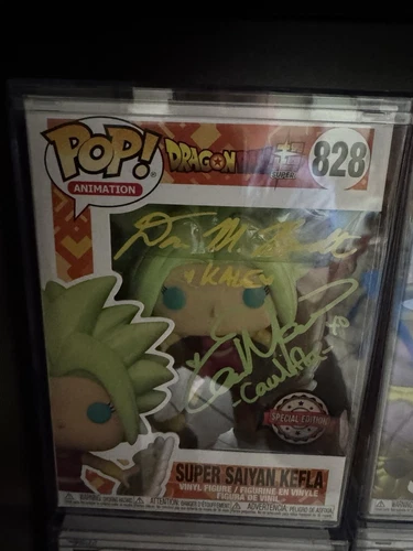 Funko Pop! Super Saiyan Kefla - GameStop (Exclusive) #828 signed w. JSA