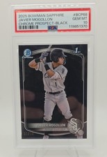 2025 Bowman - 1st Chrome Javier Mogollon #BCP-68 Black Refractor 1/10 PSA10