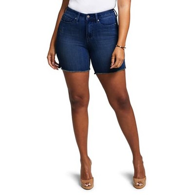 Nydj Women's Shape Slim Straight Shorts, Gladiator, 18