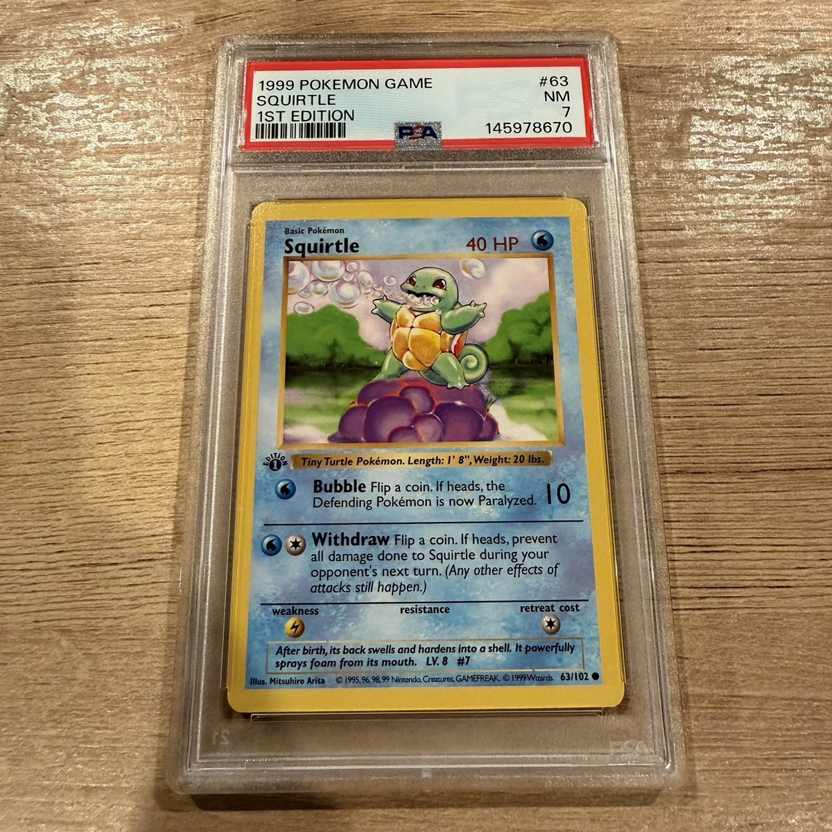 Pokémon TCG Professional Sports Authenticator (PSA) Base Set Grade