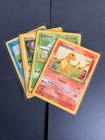 Base set Starter Bundle - Pikachu / Charmander / Squirtle / Bulbasaur Pokemon