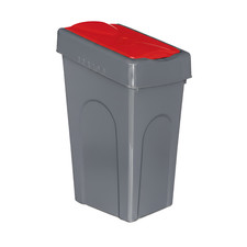 50L Plastic Recycling Bin Rubbish Dustbin Kitchen Garden Recycle Waste Bin + Lid