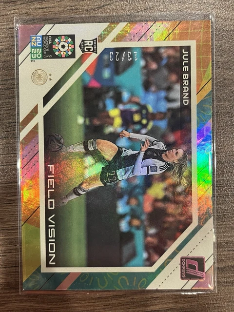 Jule Brand, 2023 Panini FIFA Women’s World Cup, Field Vision, Pink,  13/23, SSP