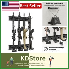 Portapistole da interno resistente - design a slot regolabile 3/6/8/12 per tutte le armi da fuoco