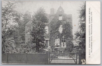Bowron House Bolingbroke Grove, Wandsworth Postkarte postalisch gebraucht 1905