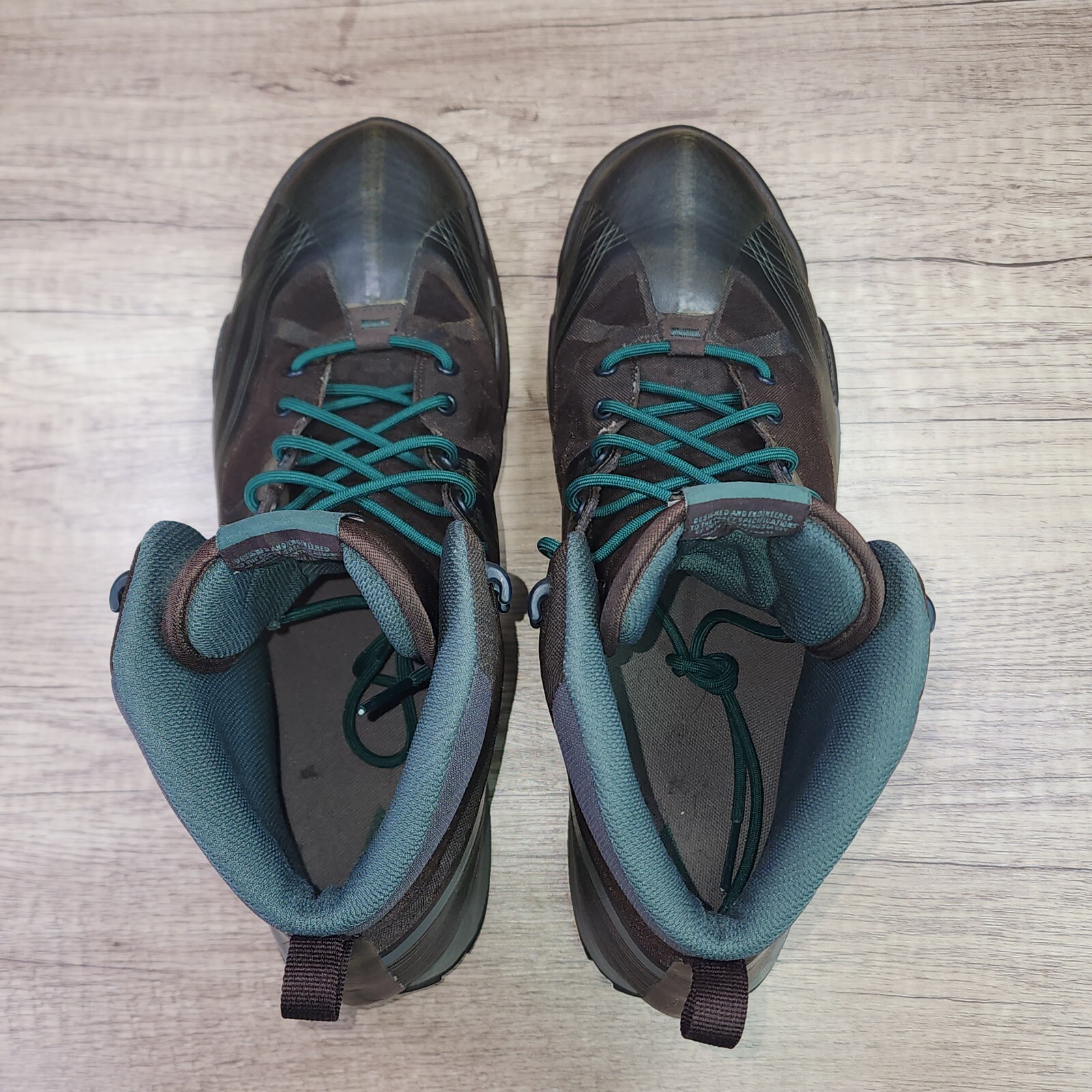 Nike Zoom Ashiko ACG Men's Size 13 Brown Teal Hiking Shoes (375726231