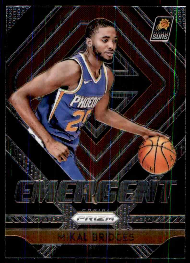 2018-19 Panini Prizm Emergent Mikal Bridges Phoenix Suns #10