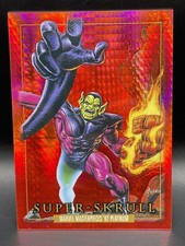 2024 Upper Deck Marvel Masterpieces '92 Platinum #84 Super Skrull Red Prism /492
