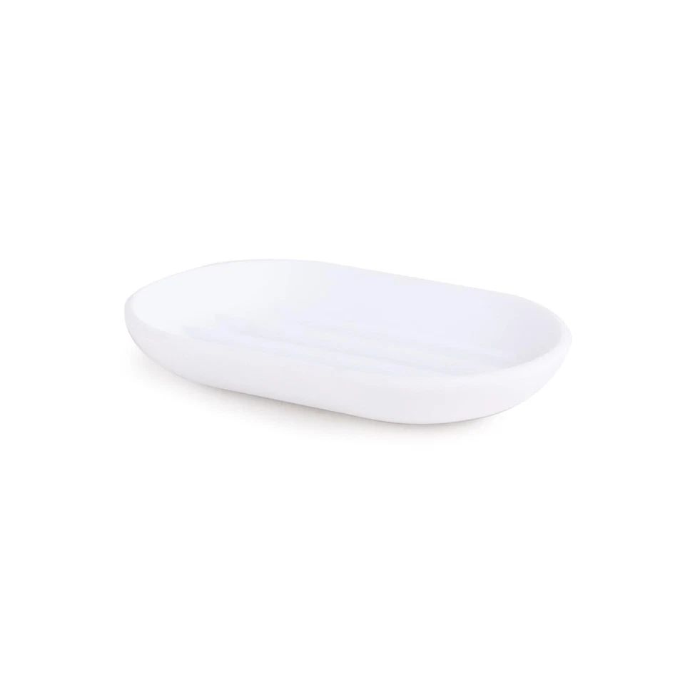 Umbra Touch Dish for Bathroom-Contemporary, Practical Molded Oval Soap Bar - Image 2 of 4