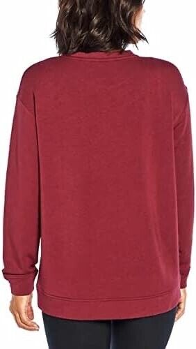 Orvis Womens Dropped Shoulder Crewneck Pullover(RED,XL) - Picture 2 of 4