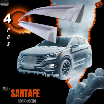 Out-Channel Auto-Visor Side Window Rain Guard For 2013-2018 Hyundai Santa Fe SIL