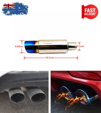 For Toyota Camry Car Back Exhaust Pipe Tip Rear Tail Throat Muffler Universal