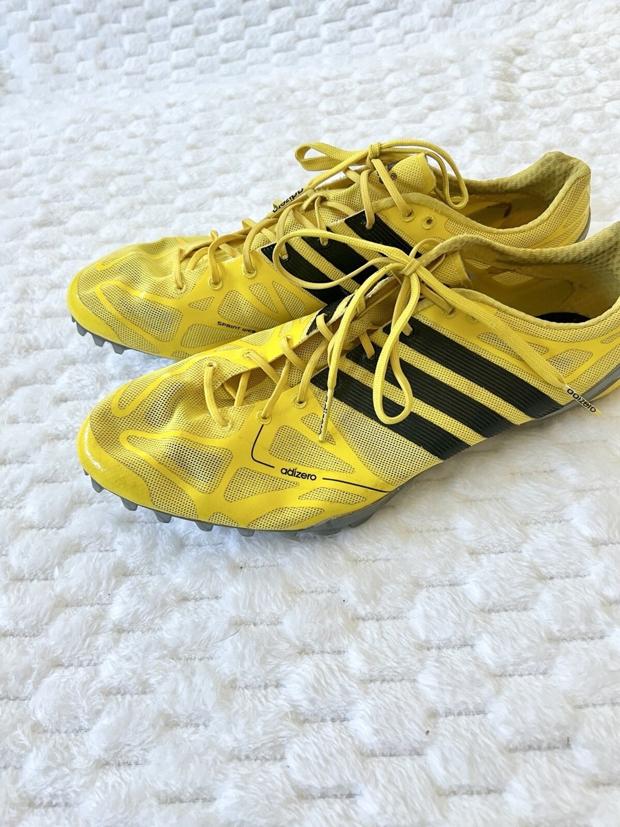 ADIDAS Adizero Prime Accelerator Yellow Black Sprint Track 