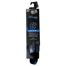Surfboard Pro Comp leash ocean & earth  6' foot comp  Leash  blue  ankle rope