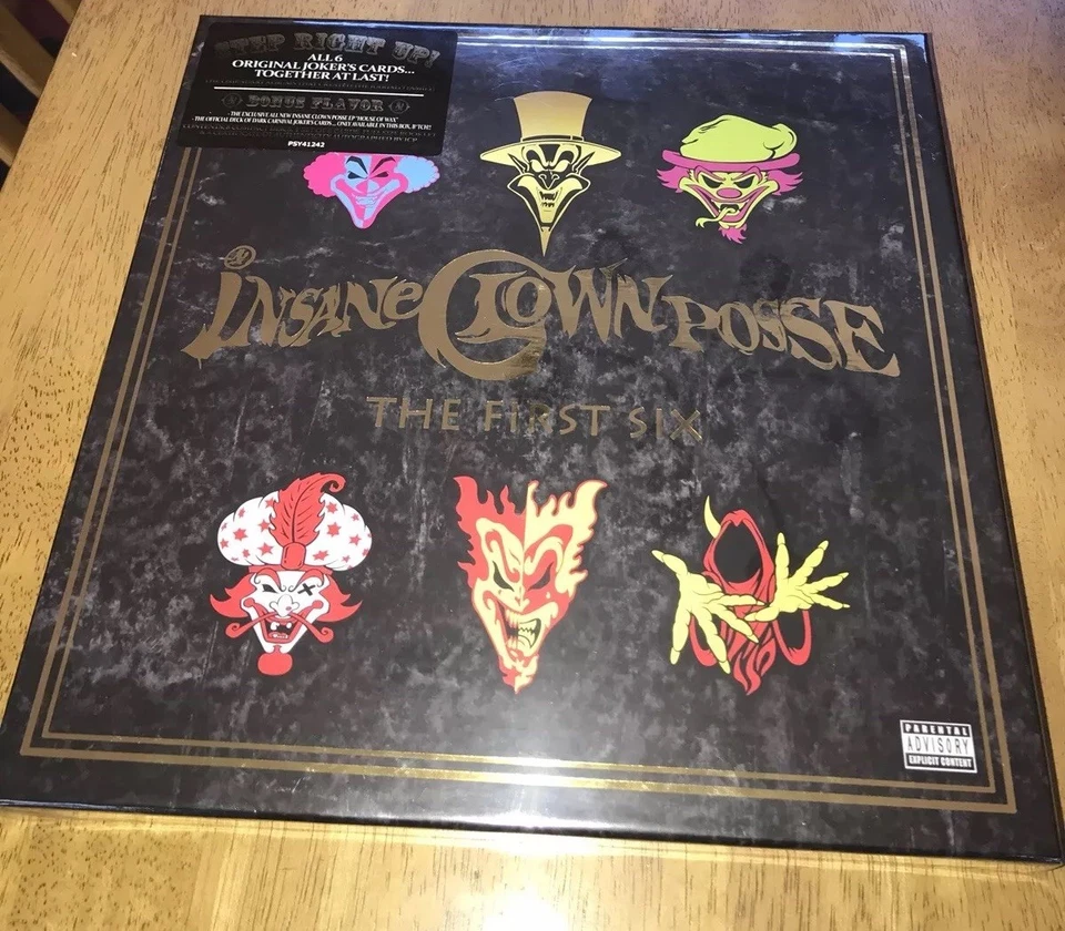 INSANE CLOWN POSSE FIRST 6 BOX SET NEW SEALED GREAT FOR COLLECTOR'S CD/DVD