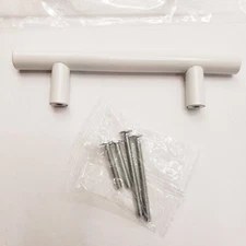 Probrico Cabinet Pulls White T Bar Handle 10 Qty  3" Center Hole 5" Length