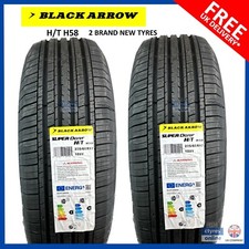 2X New 225 65 17 BLACKARROW H/T 102T 225/65R17 2256517 *C/B RATED* (2 TYRES)