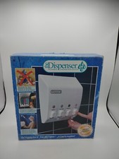 Vtg NOS The Dispenser 4 Chamber Shower Organizer Soap Shampoo Conditioner Lotion